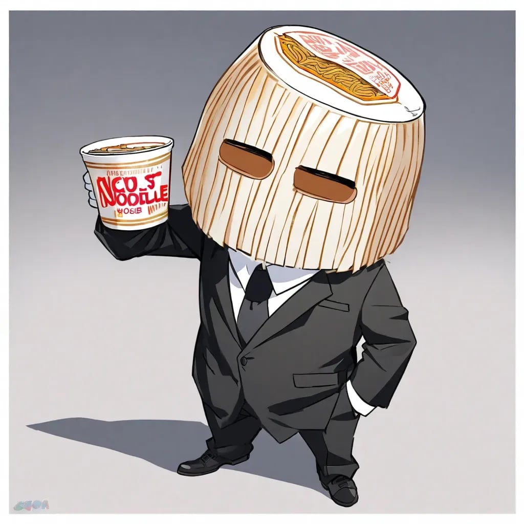 異形頭(ヌードルくんとカップ紳士) | の人気AIイラスト・グラビア