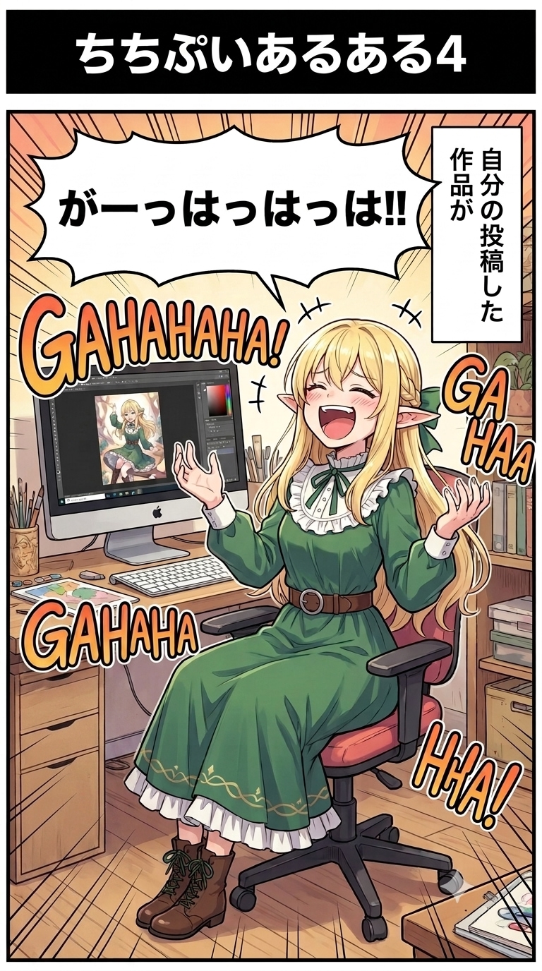 4コマ漫画｢ちちぷいあるある４｣