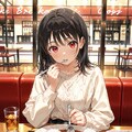 カレーライスを頬張るリナちゃん（＾＾） 2枚目
