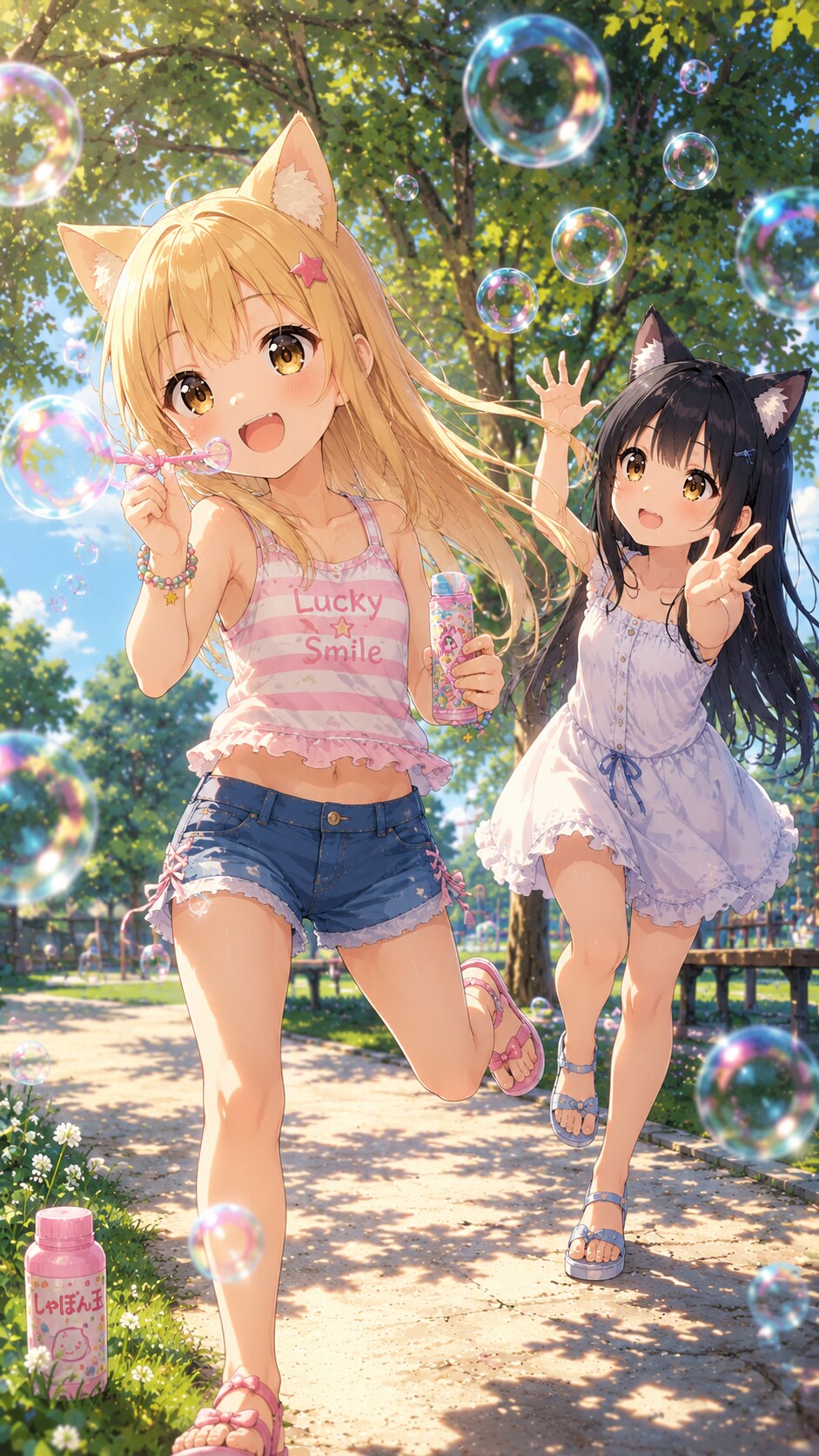 しゃぼん玉の夏 | の人気AIイラスト・グラビア