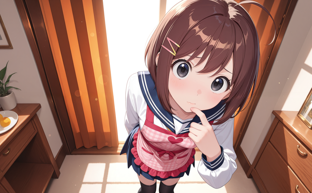 朝から元気な妹