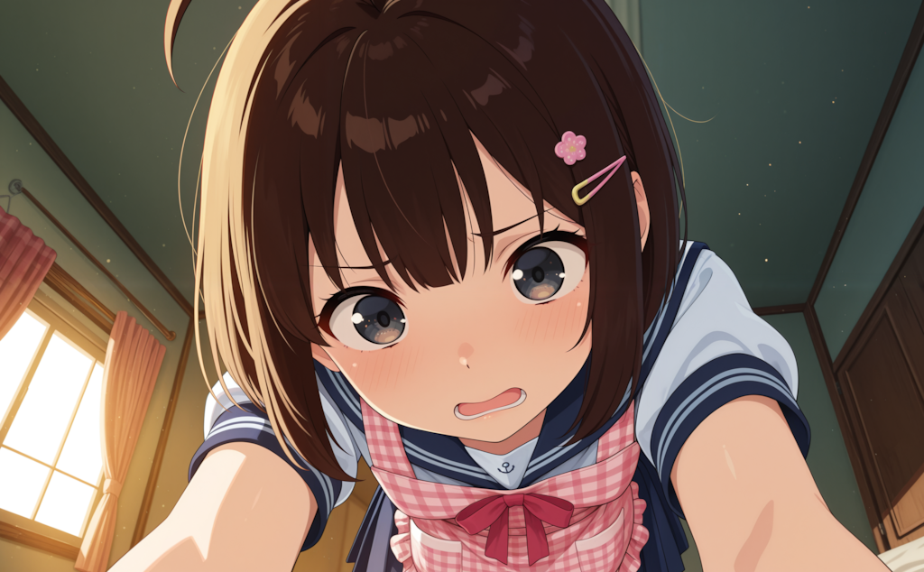 朝から元気な妹