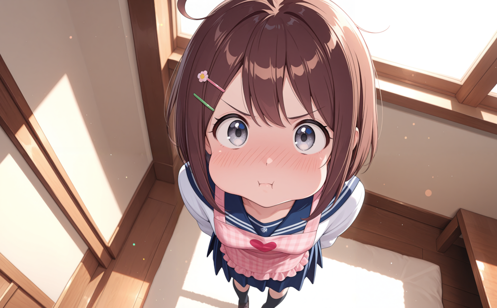 朝から元気な妹