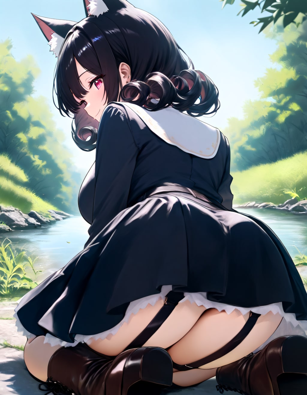 ゴシックカーリーヘア