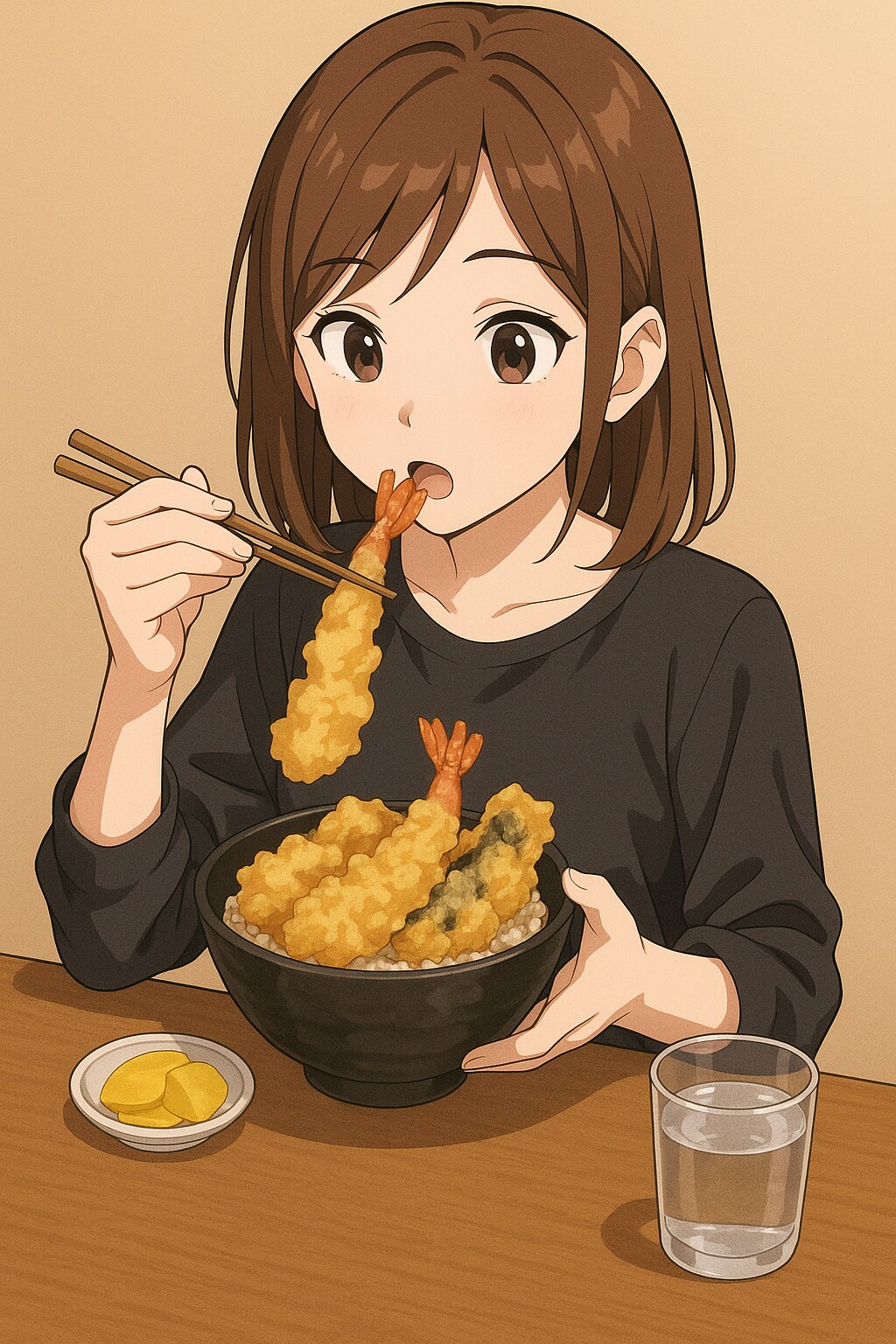 海老天丼 | の人気AIイラスト・グラビア