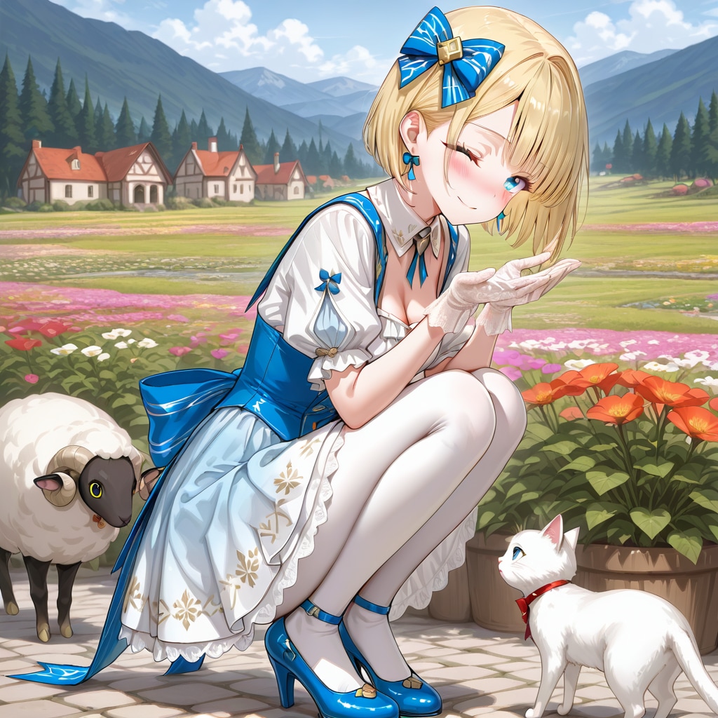 にゃんにゃんとお話ししたい女の子