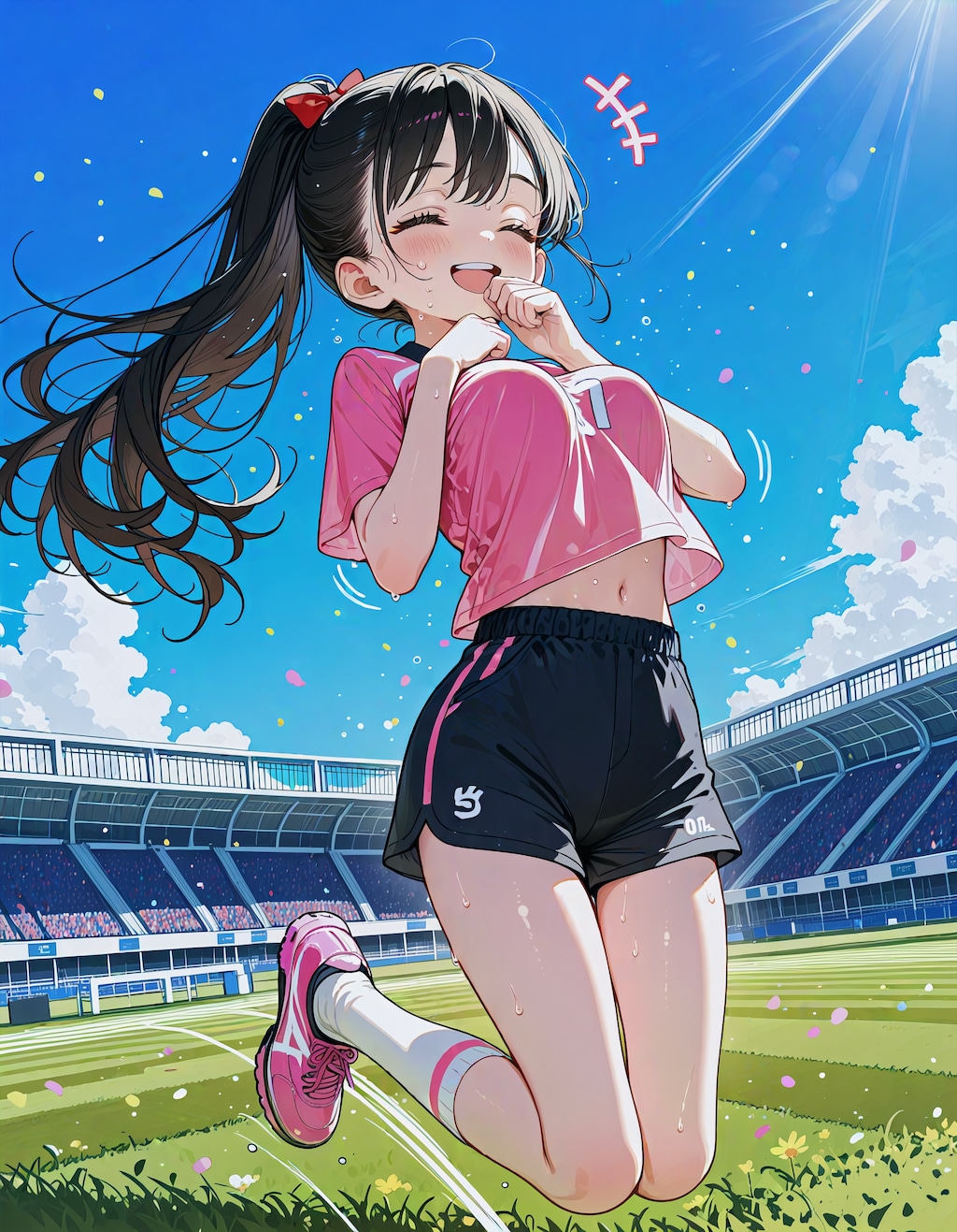 弟のクラスメイトの子が試合そっちのけで手を振ってくる