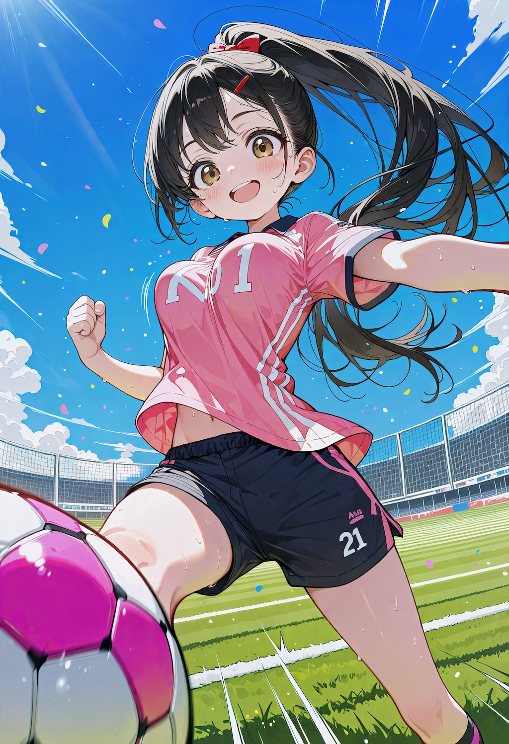 弟のクラスメイトの子が試合そっちのけで手を振ってくる