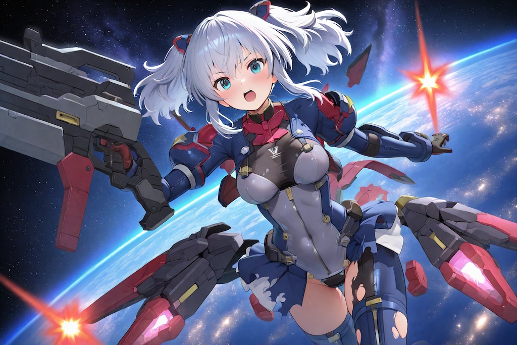 武装彲影(ちかげ)ちゃん　大ピンチ⁉︎