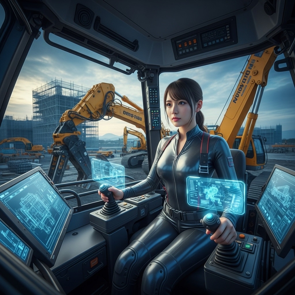 土木系ロボットとパイロット