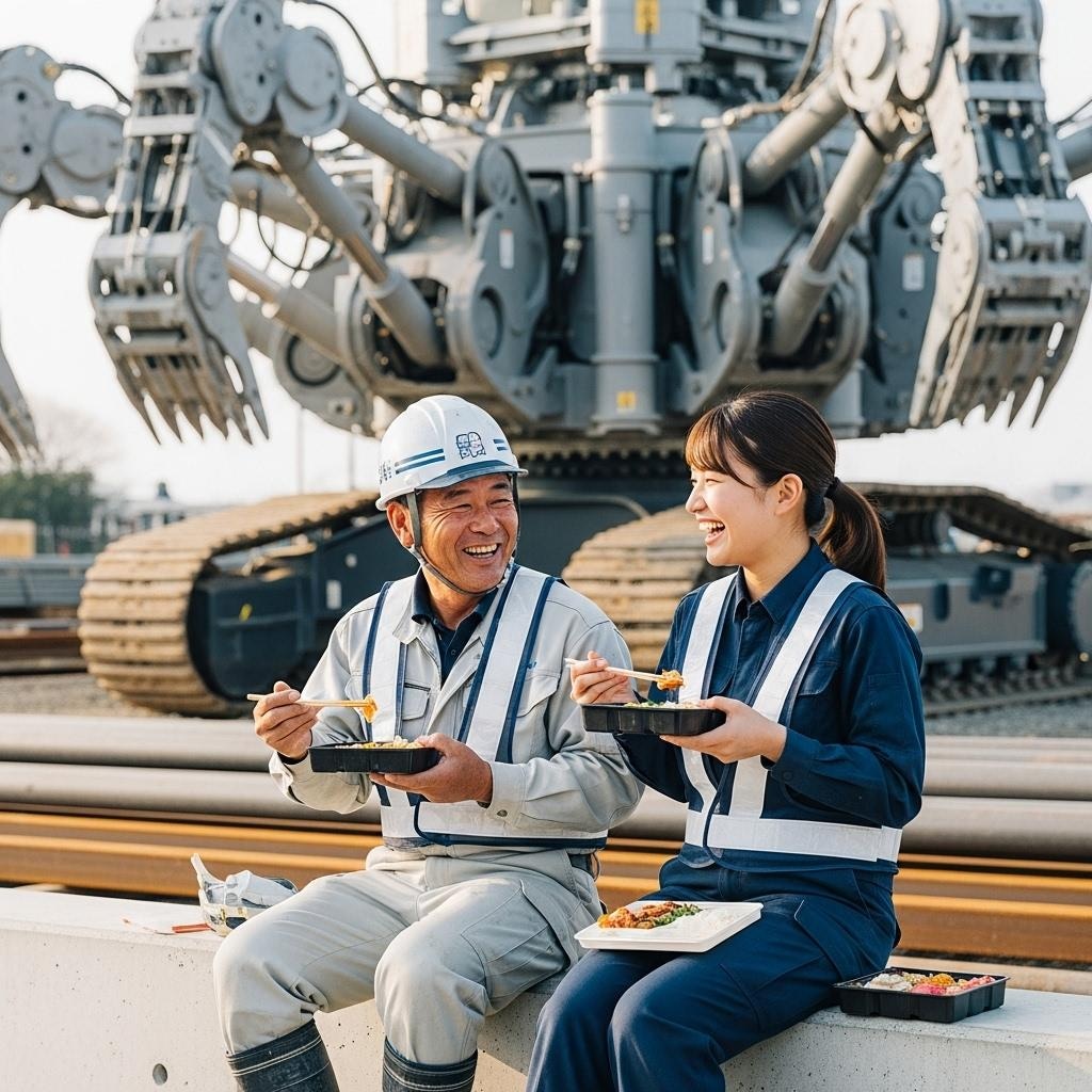 土木系ロボットとパイロット