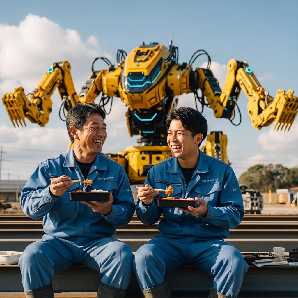 土木系ロボットとパイロット