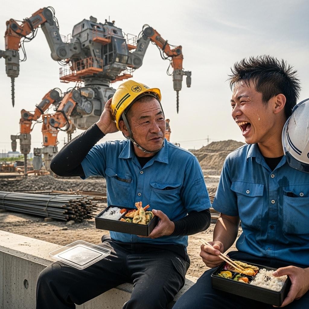 土木系ロボットとパイロット