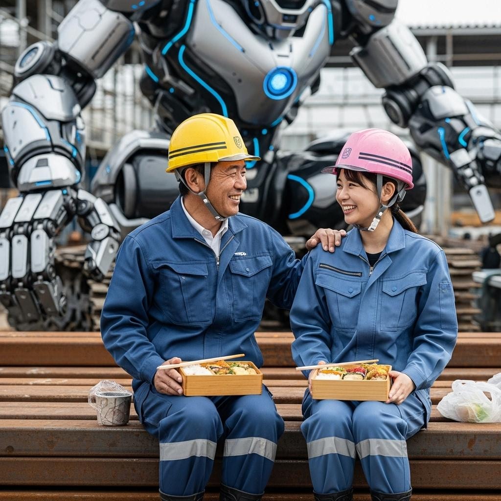 土木系ロボットとパイロット