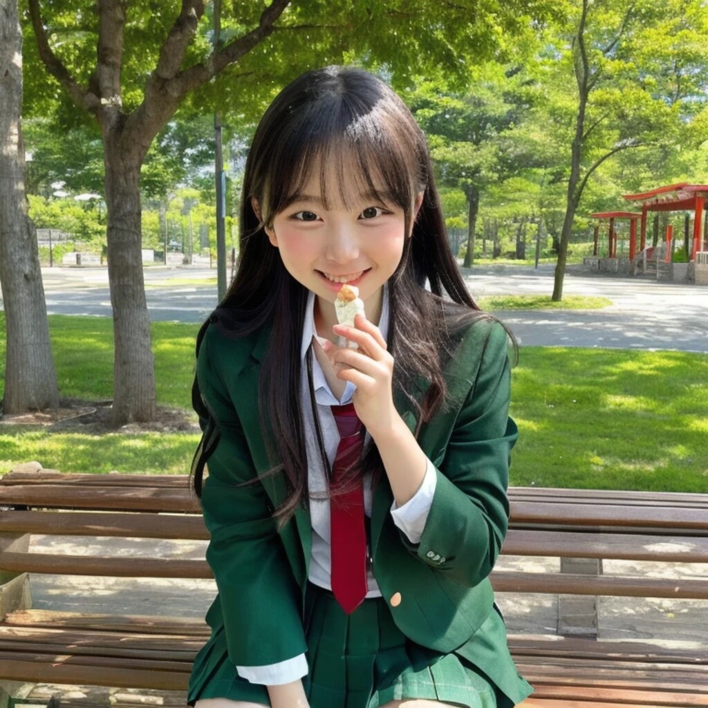 黒髪ロングでブレザーの美女６２