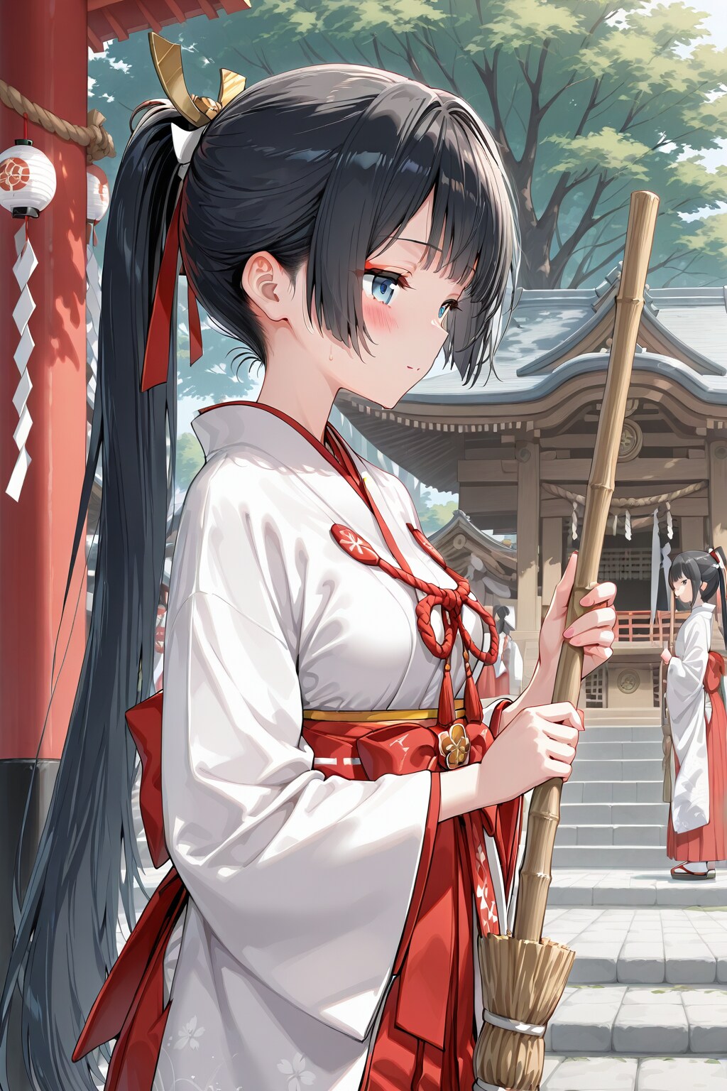火野乱麗(巫女をやりはじめて初期)
