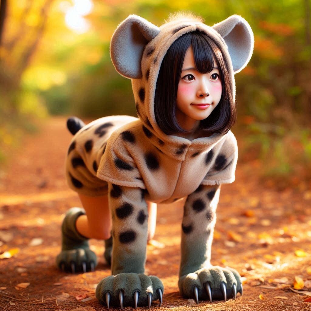 ハイエナの群れに潜入ちゃん