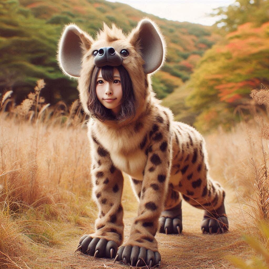 ハイエナの群れに潜入ちゃん