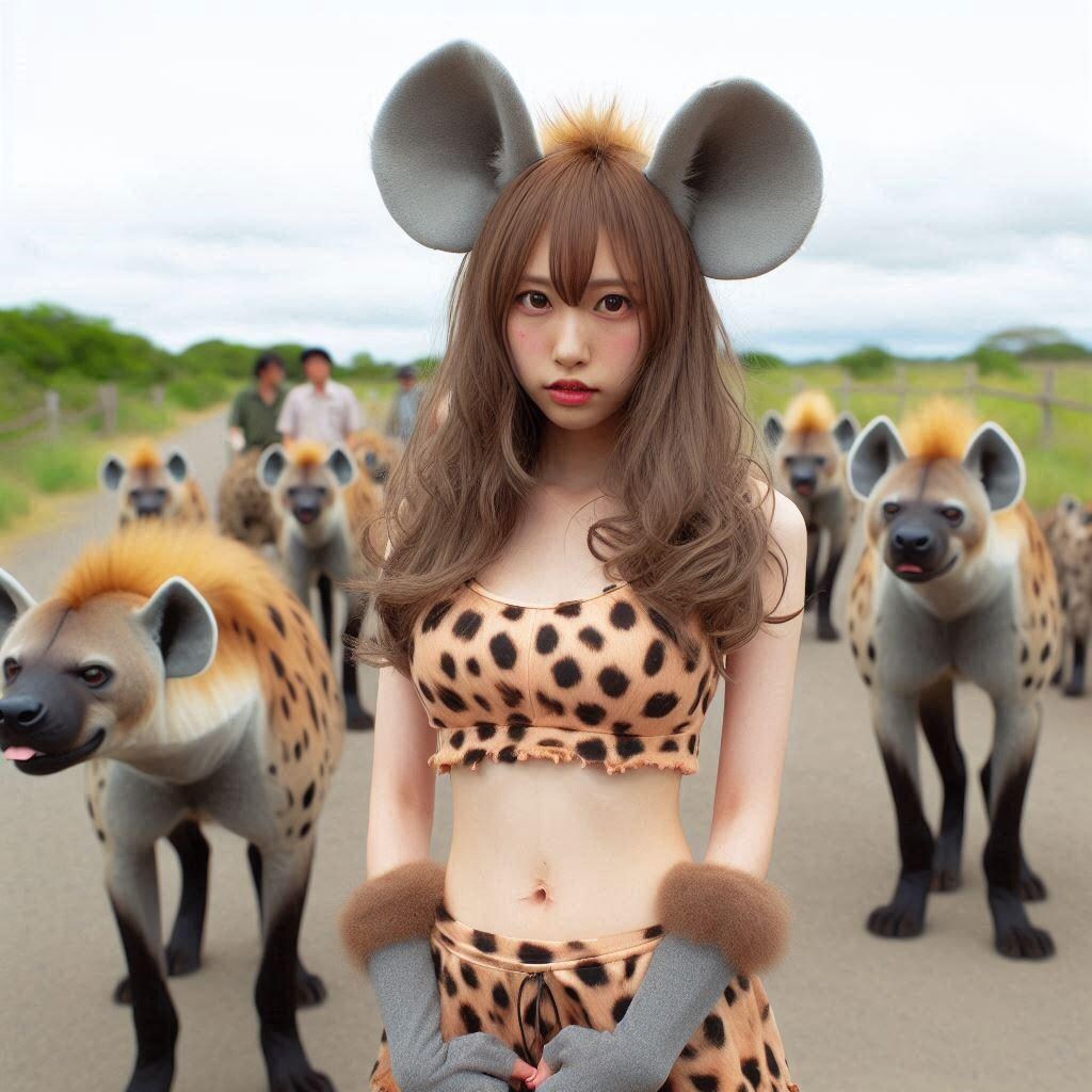 ハイエナの群れに潜入ちゃん