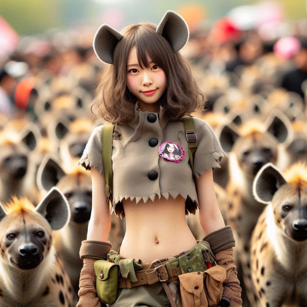ハイエナの群れに潜入ちゃん