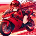 赤いバイク1 2枚目