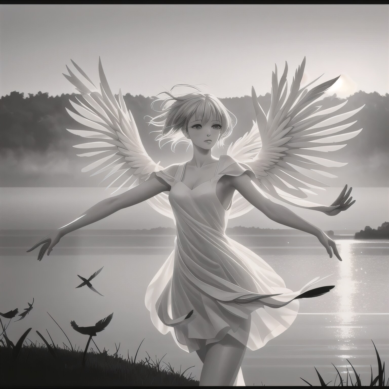 白鳥 | の人気AIイラスト・グラビア