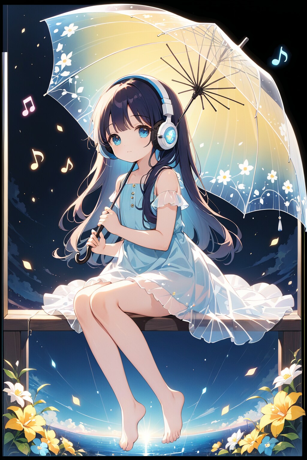 花と少女