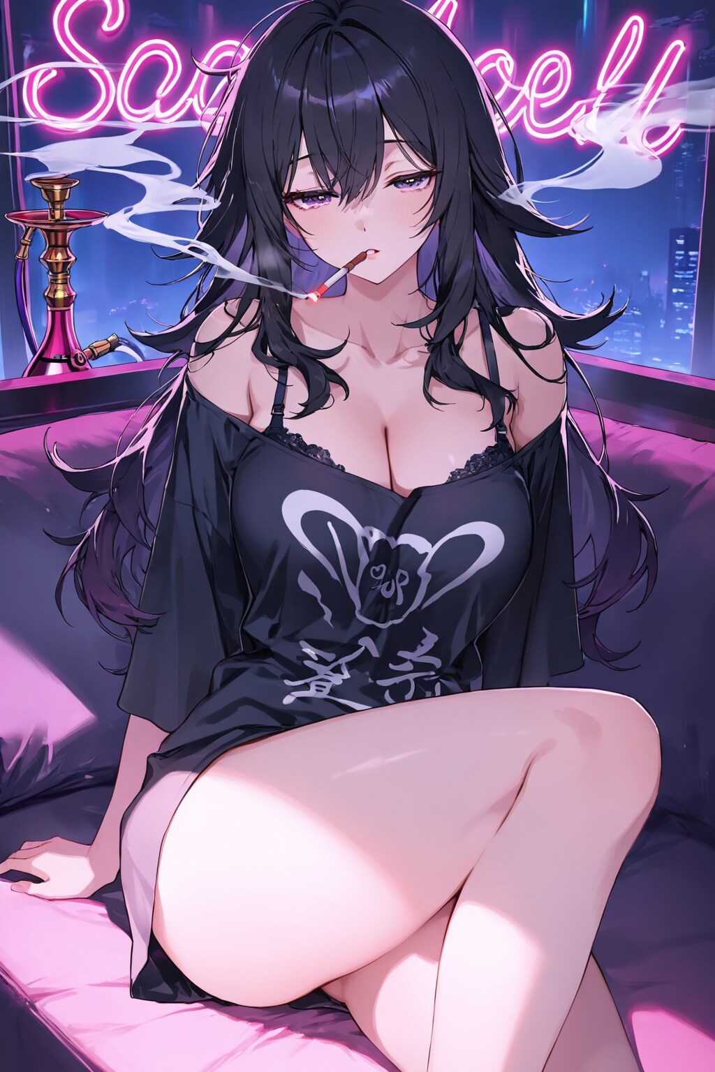 夜のシーシャタイム【R15】