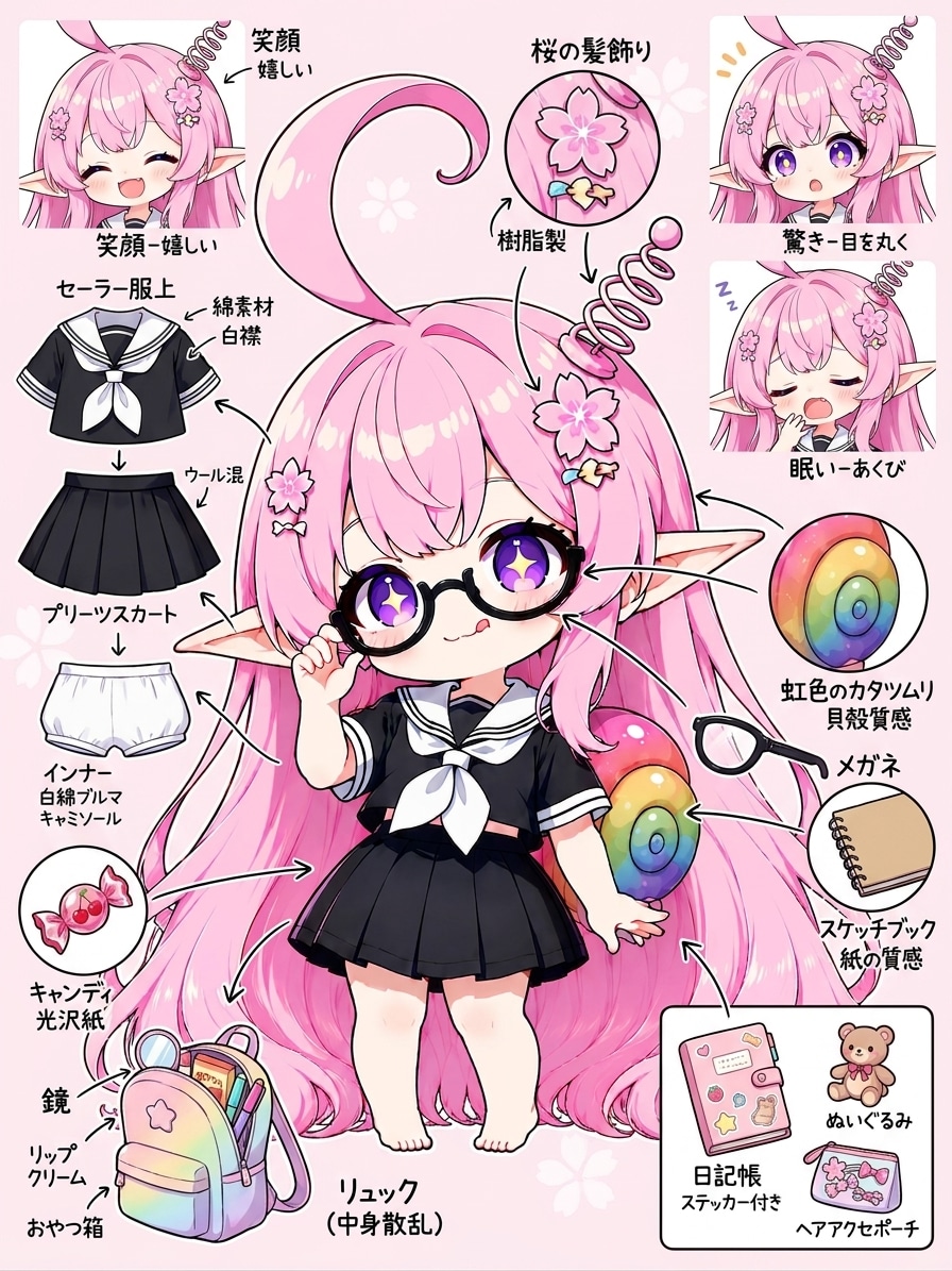キャラクターシートの実験 | の人気AIイラスト・グラビア