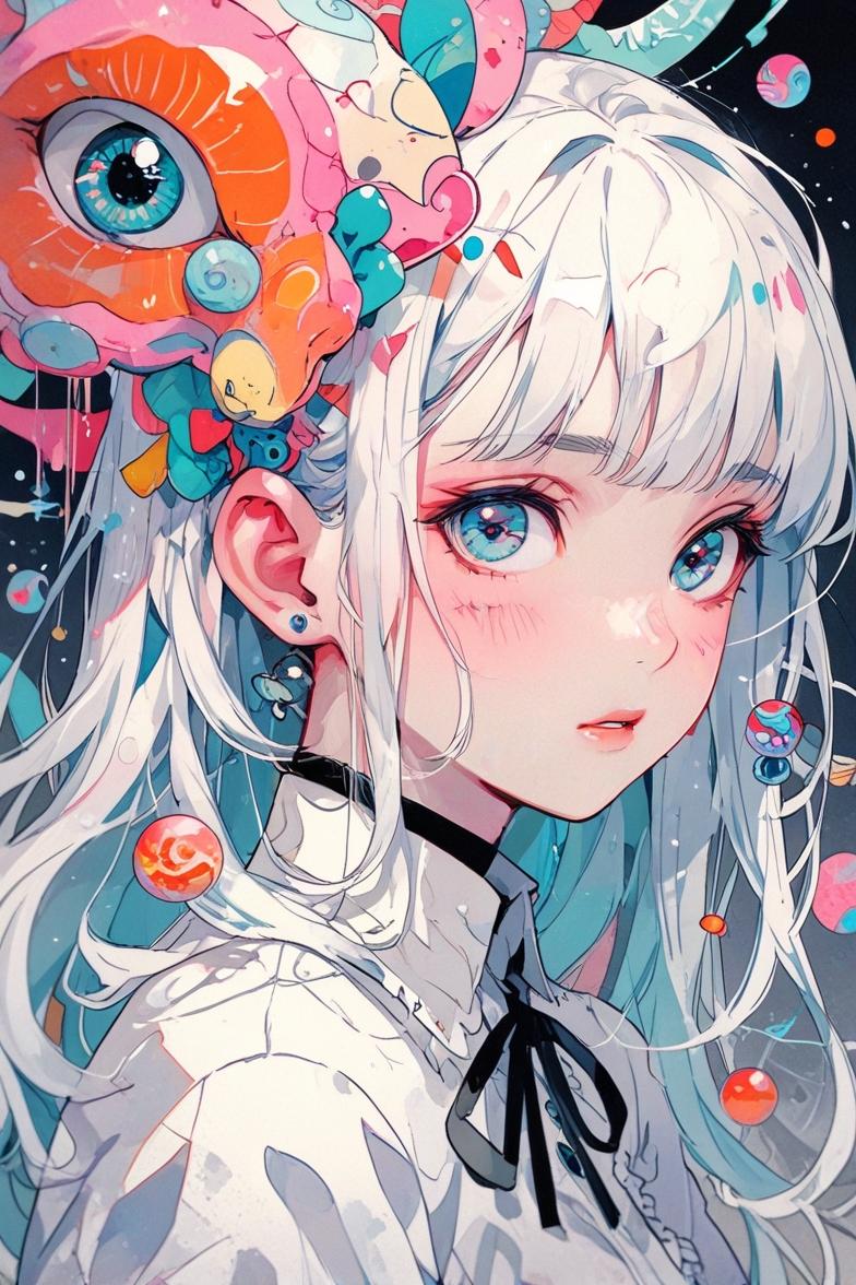 髪飾りガール | の人気AIイラスト・グラビア