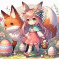 イースターエッグ (狐娘) 2枚目
