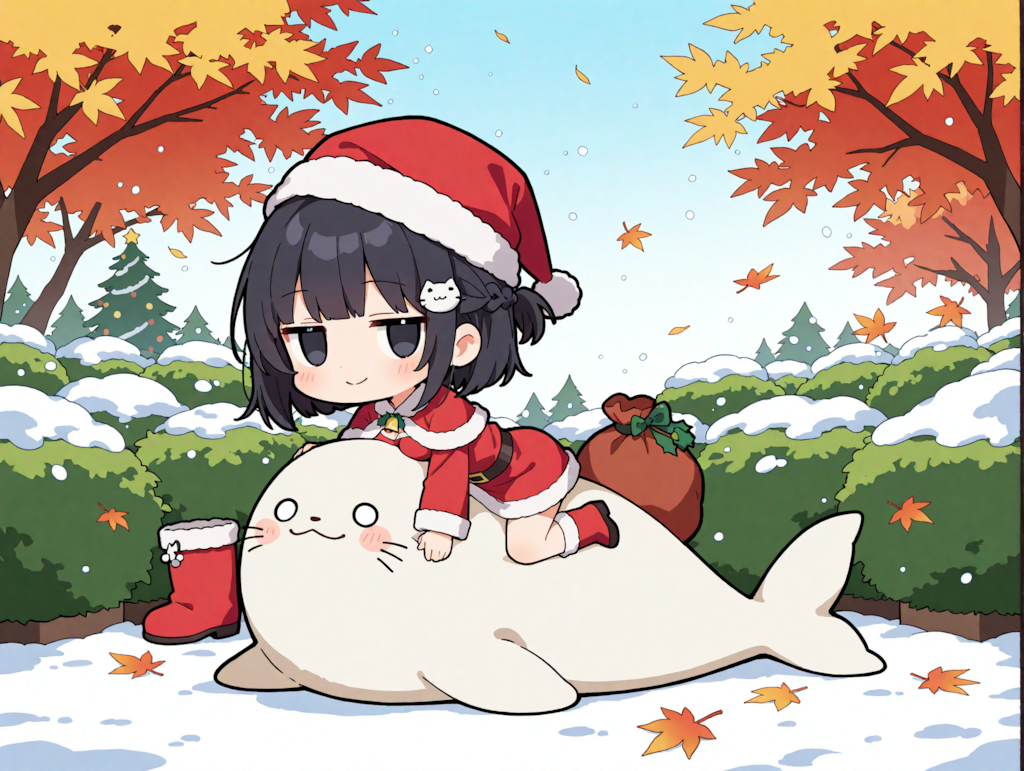 ちびサンタ凜猫ちゃん