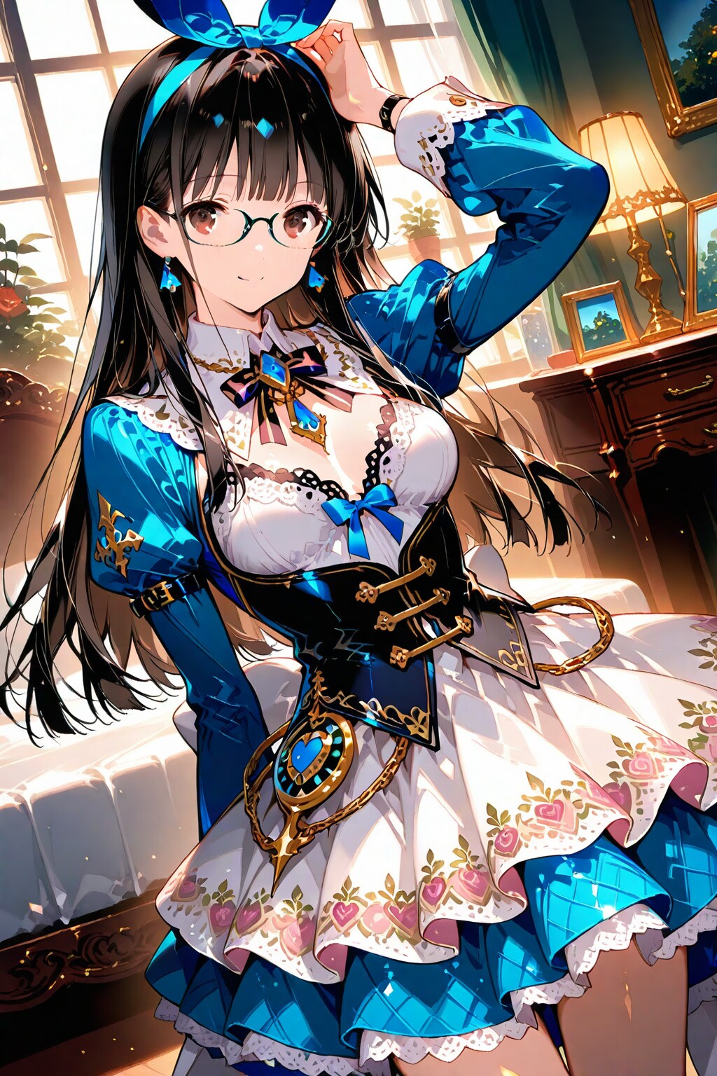 アリスコスを楽しむ漆ちゃん