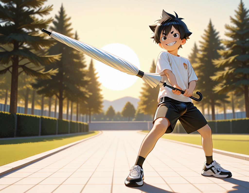 これがビニール傘の使い方だ！！