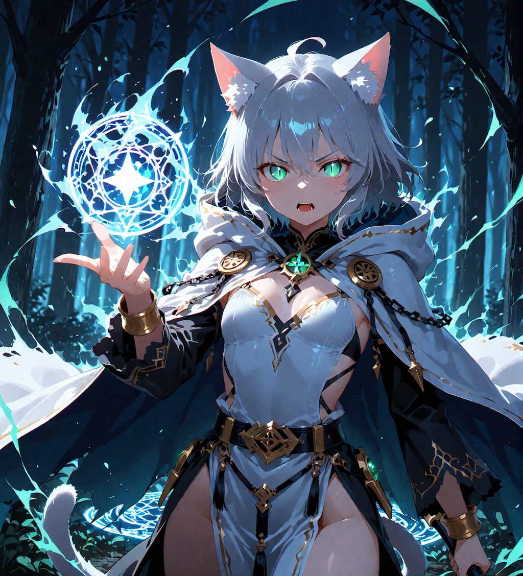 銀猫の魔法使い
