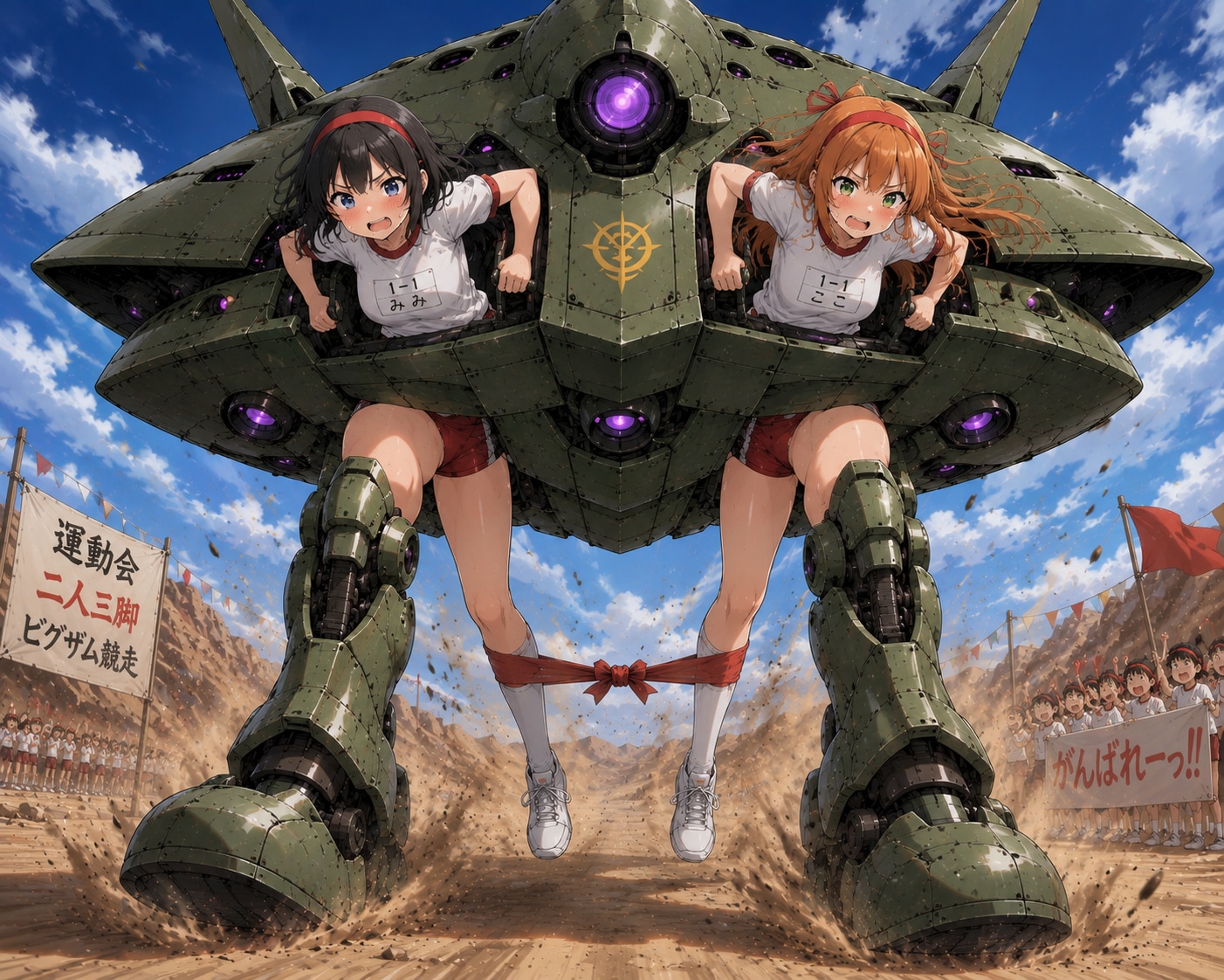 ビグザムで二人三脚！