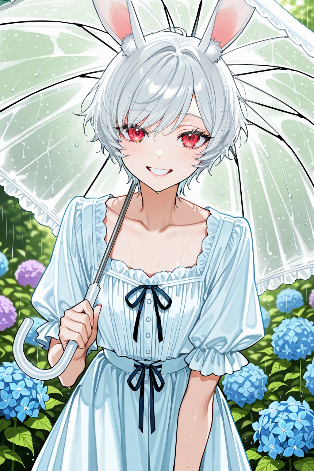 雨の日のうさ耳娘　その２