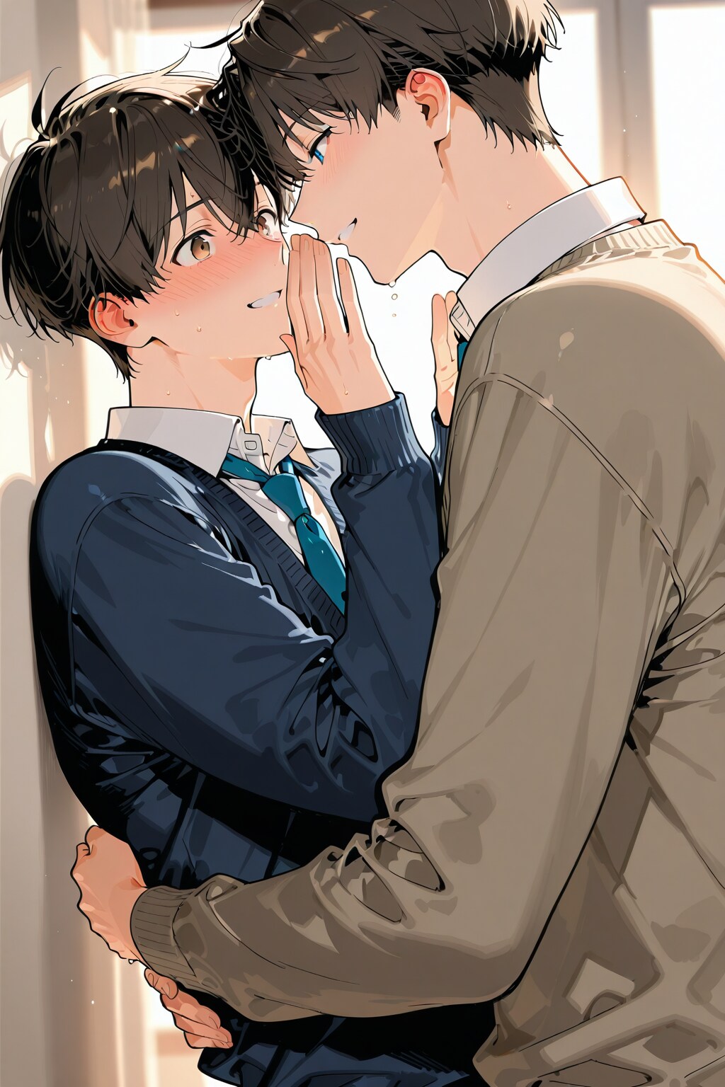 クラスメイトとイチャイチャ | の人気AIイラスト・グラビア