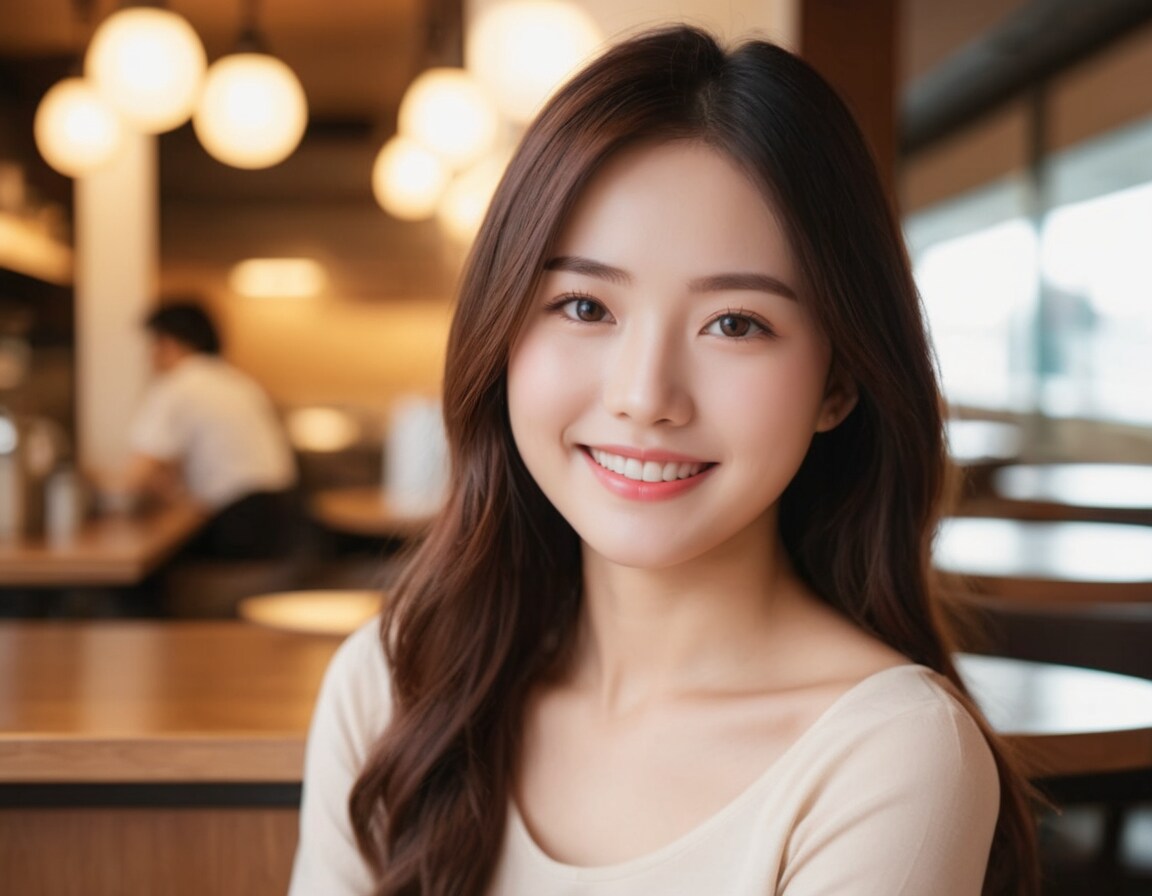 落ち着いた雰囲気の女性