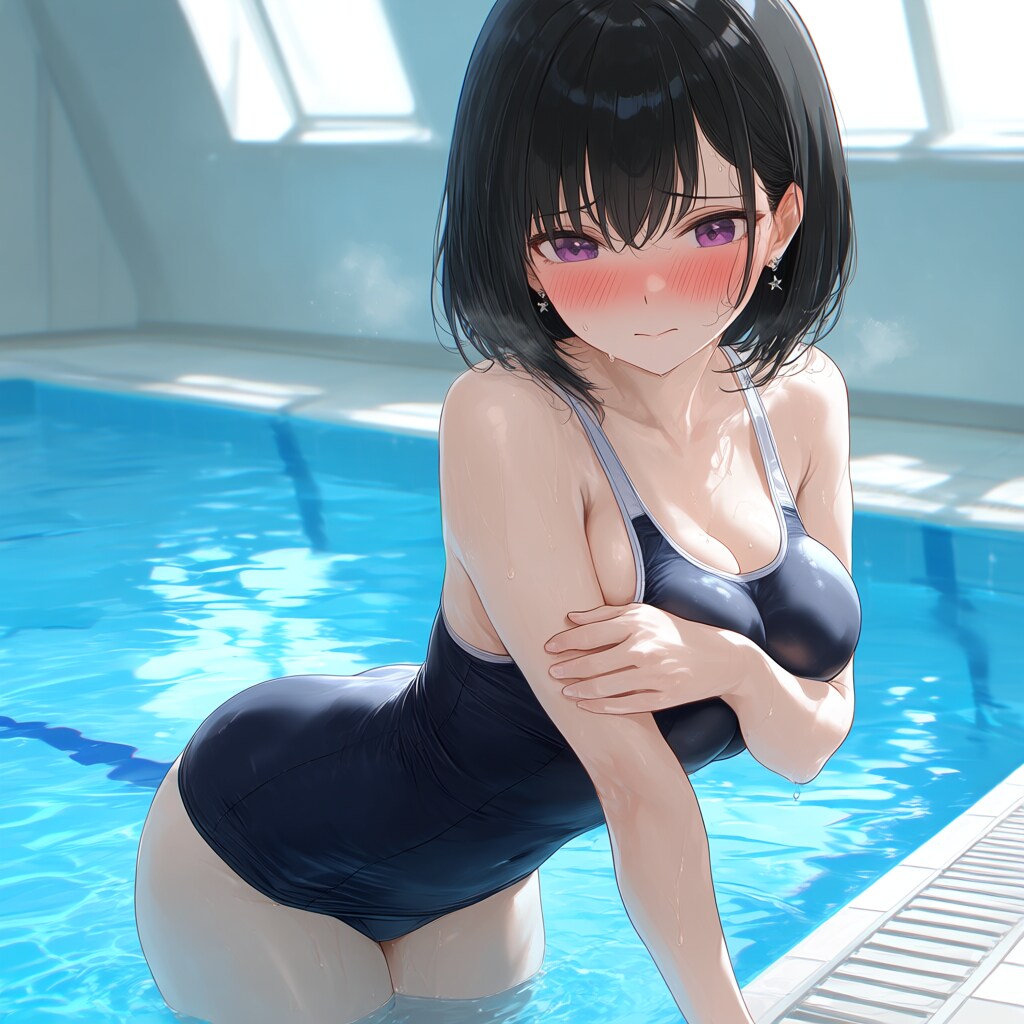 人妻スク水
