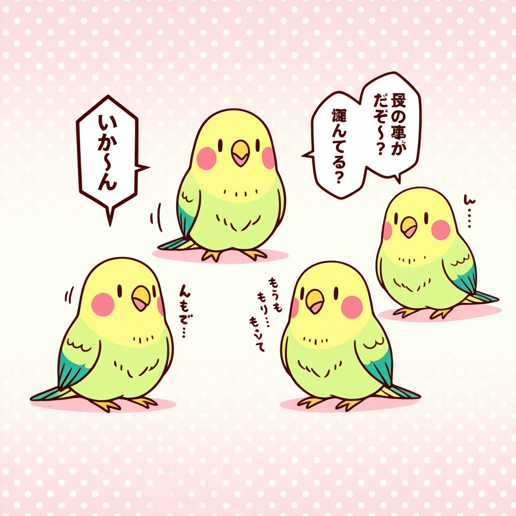 気まぐれインコ