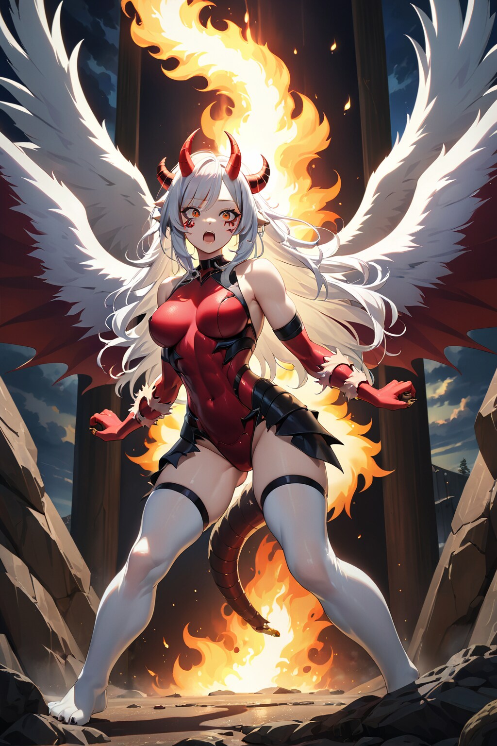 悪魔の辞典 Page.35 マルコシアス | の人気AIイラスト・グラビア