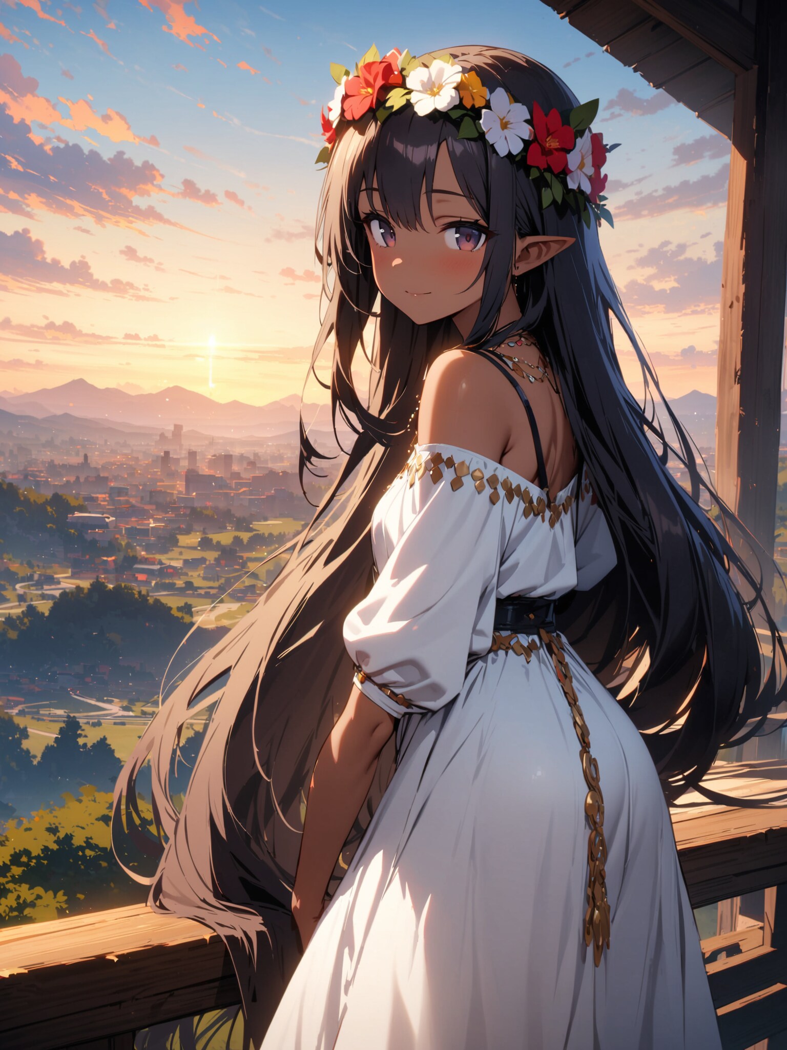 ダークエルフのお嬢様と