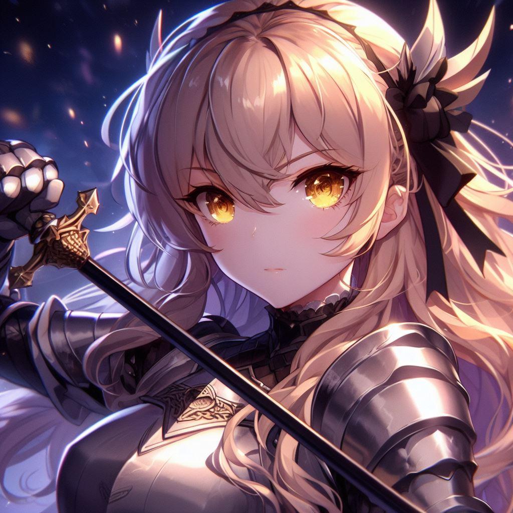 ブロンド髪の竜騎士