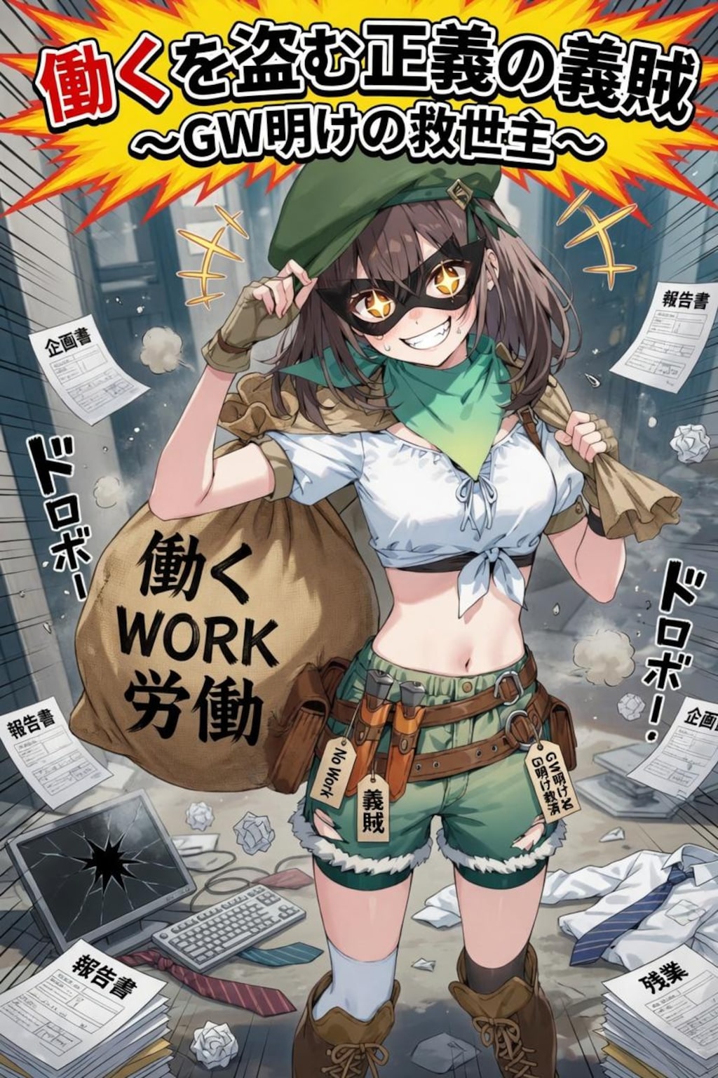 働くという概念を盗み出す我らが義賊！