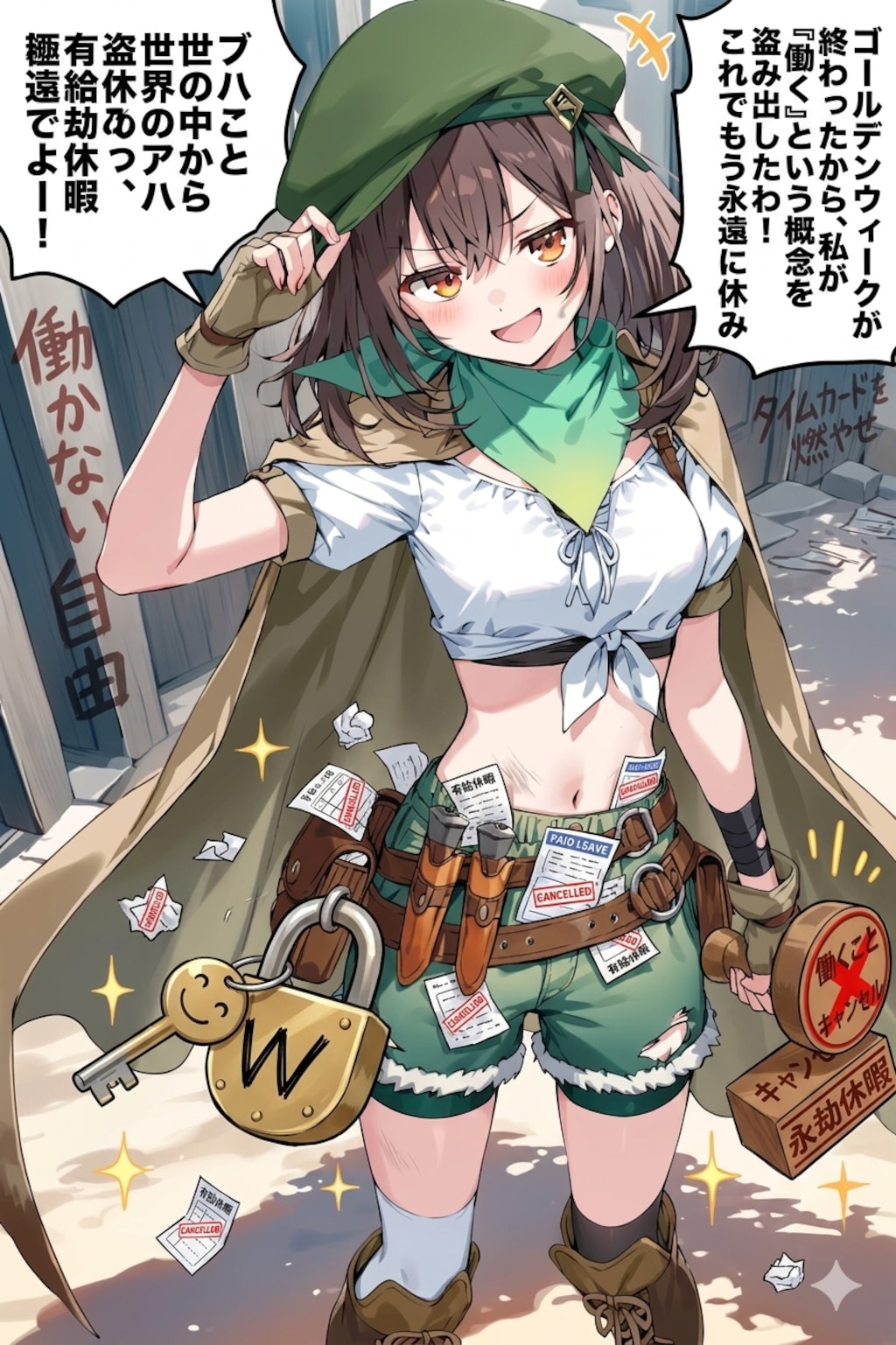 働くという概念を盗み出す我らが義賊！