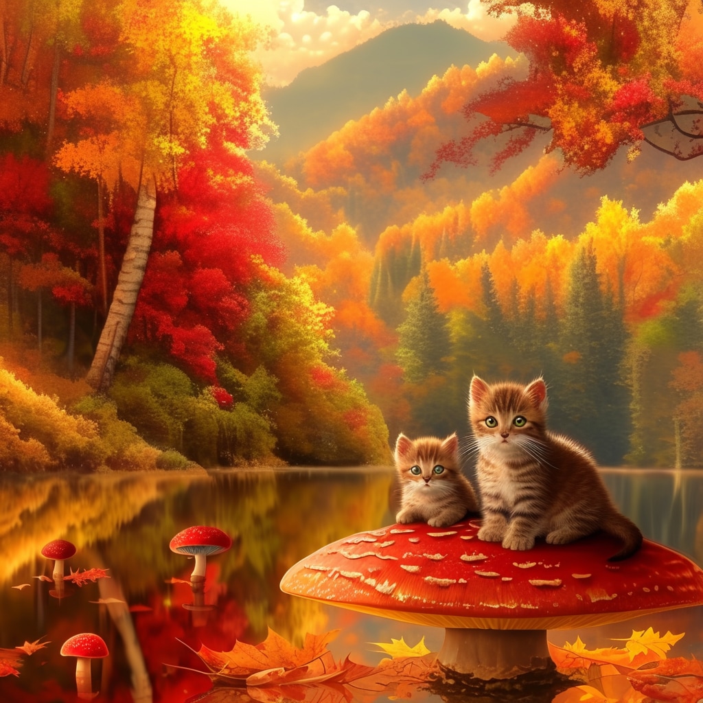 きのこの上の秋