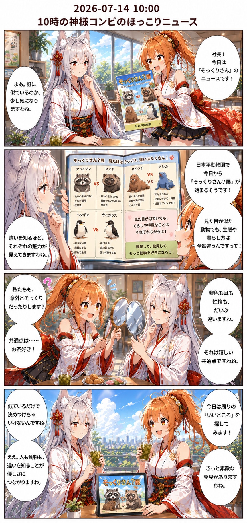 毎日漫画　10時　ほっこりニュース