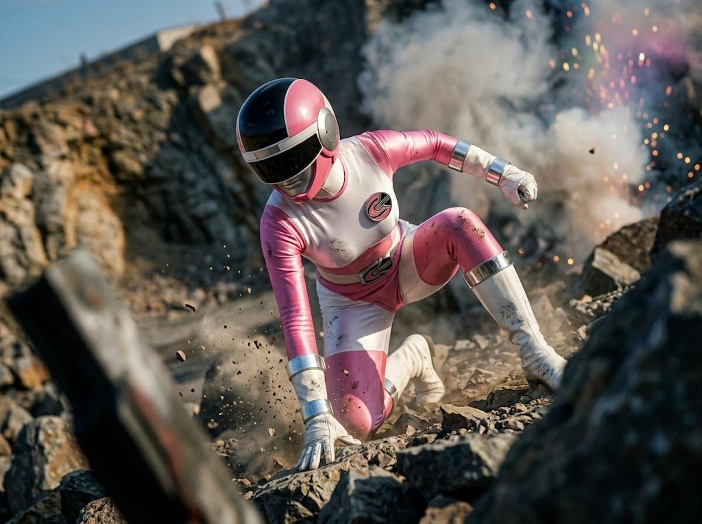 戦隊ヒロイン　アクション