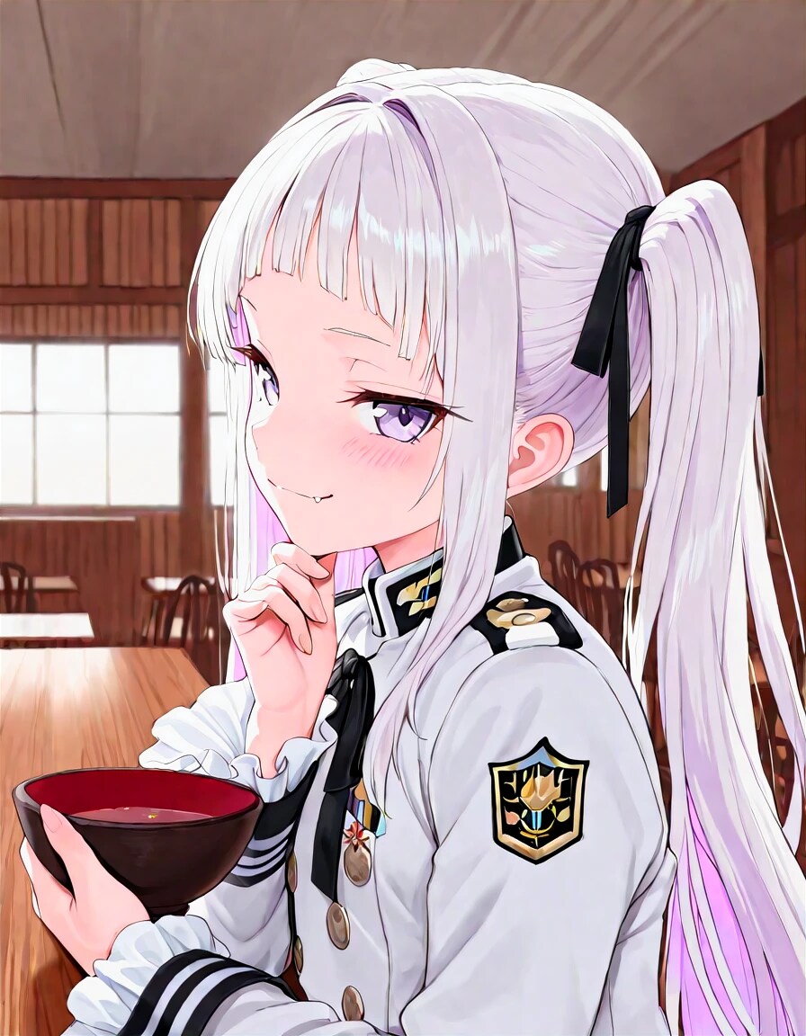 月曜。朝食で夕凪に、味噌汁の温度いつも同じね…